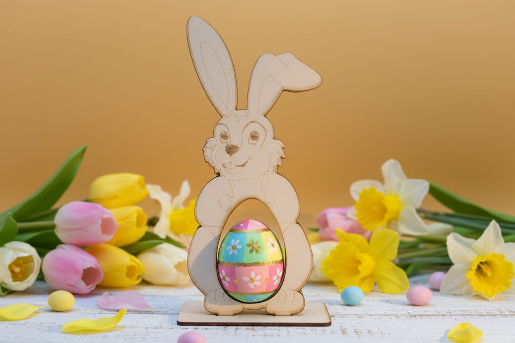 Osterhase mit Überraschungsei