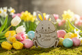 Osterhase Geschenkbox Frohe Ostern