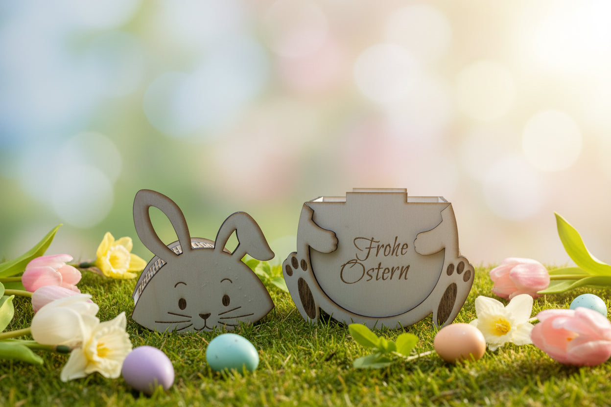 Osterhase Geschenkbox Frohe Ostern