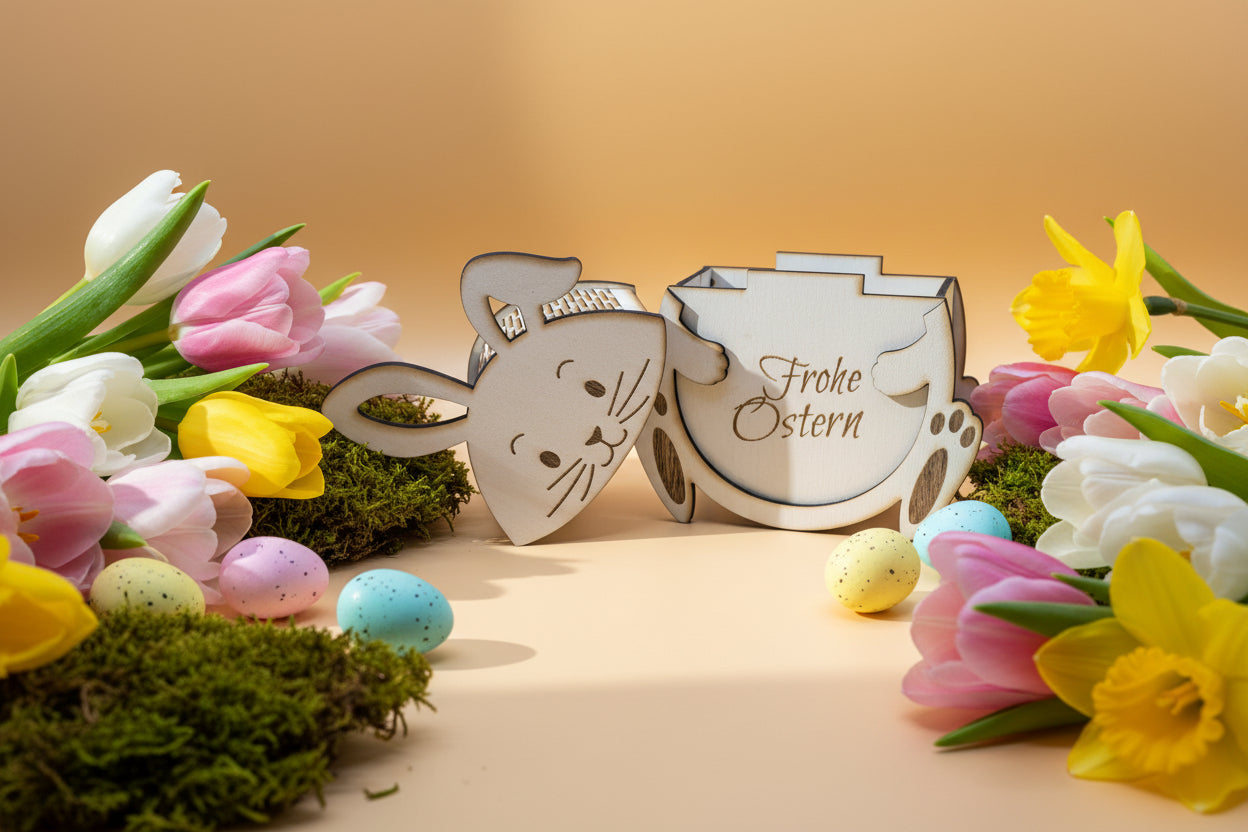 Osterhase Geschenkbox Frohe Ostern
