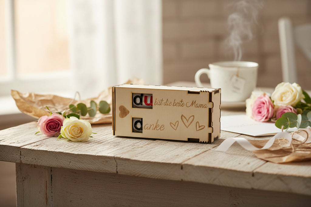 Geschenkbox „Du bist die beste Mama“