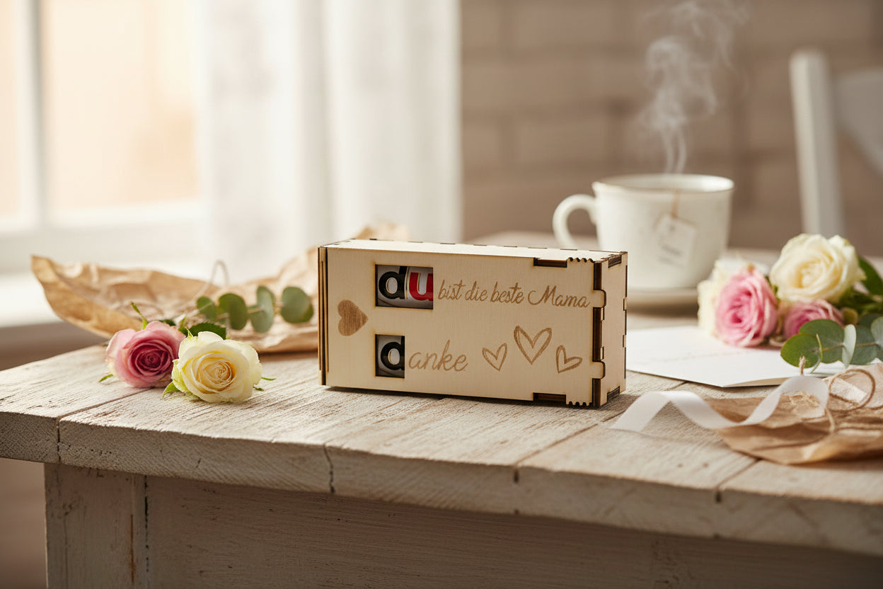 Geschenkbox „Du bist die beste Mama“