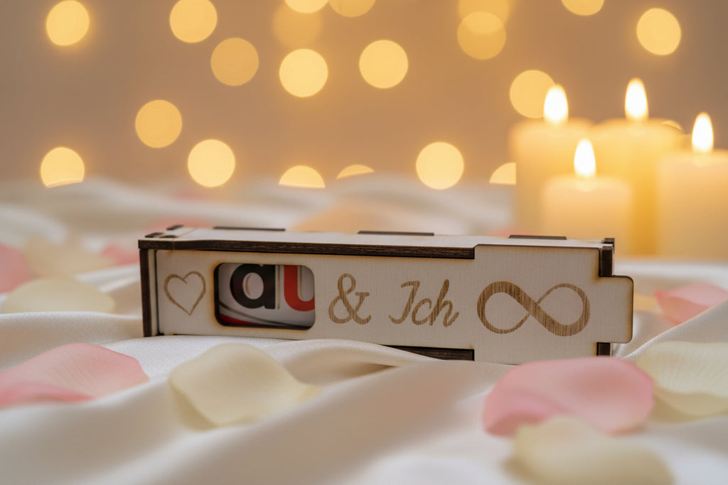 Geschenkbox mit Gravur Du & Ich/ Du bist mein Leben