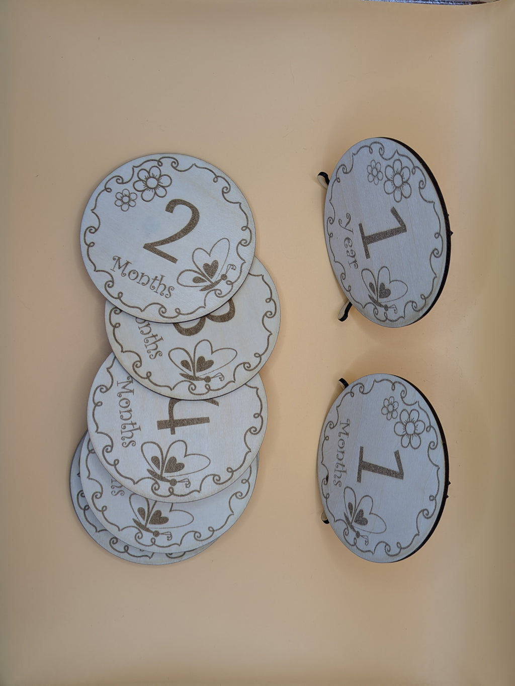 Baby Meilenstein Karten Set
