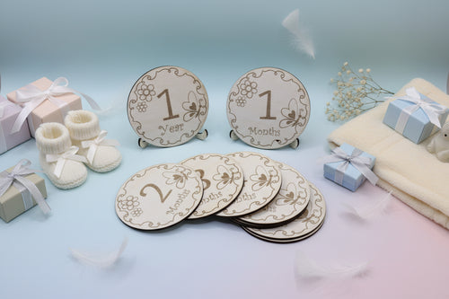 Baby Meilenstein Karten Set