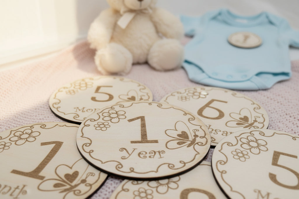 Baby Meilenstein Karten Set