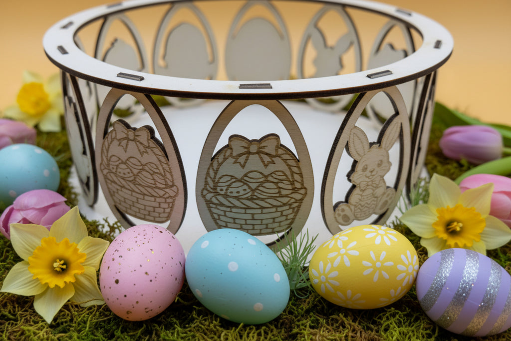 Oster-Dekoschale Frühlingsdekoration