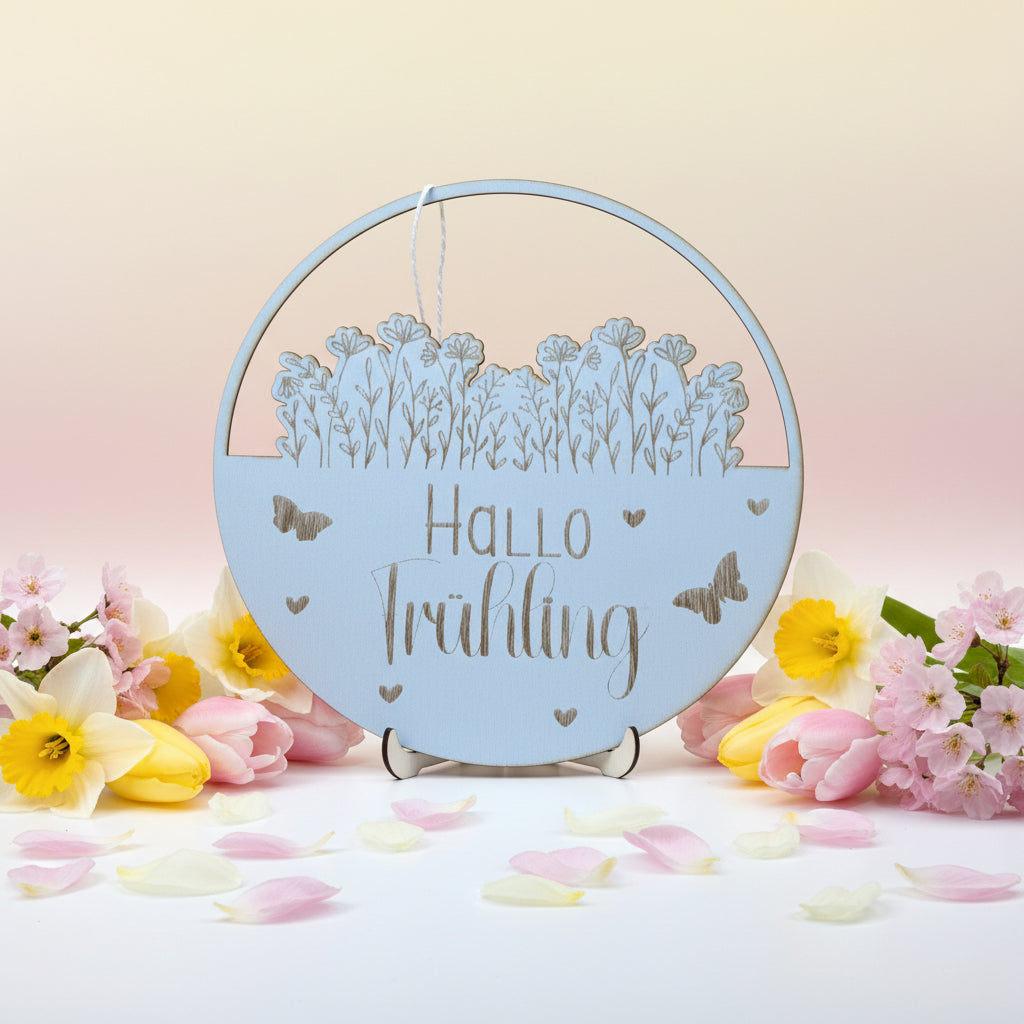 Wandaufhänger „Hallo Frühling“