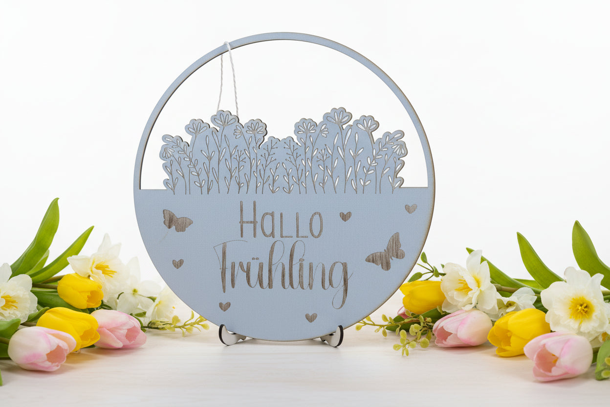 Wandaufhänger „Hallo Frühling“