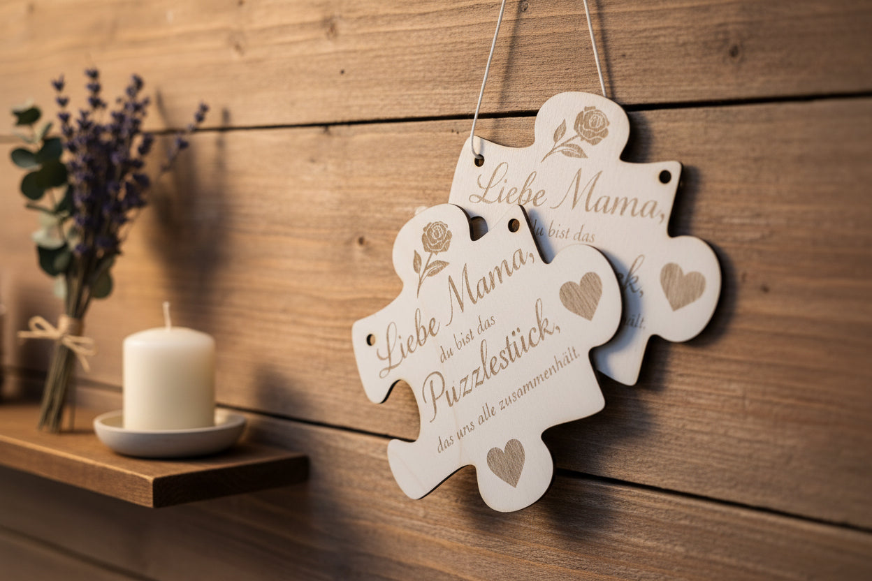 Für Mama, die alles zusammenhält. Puzzlestück