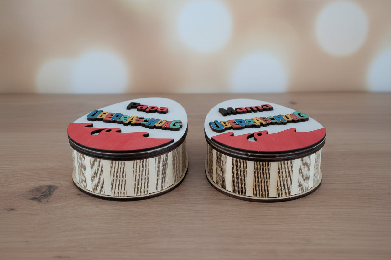 Geschenkbox  Mama und Papa