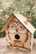 Holz-Vogelhaus „Eule“