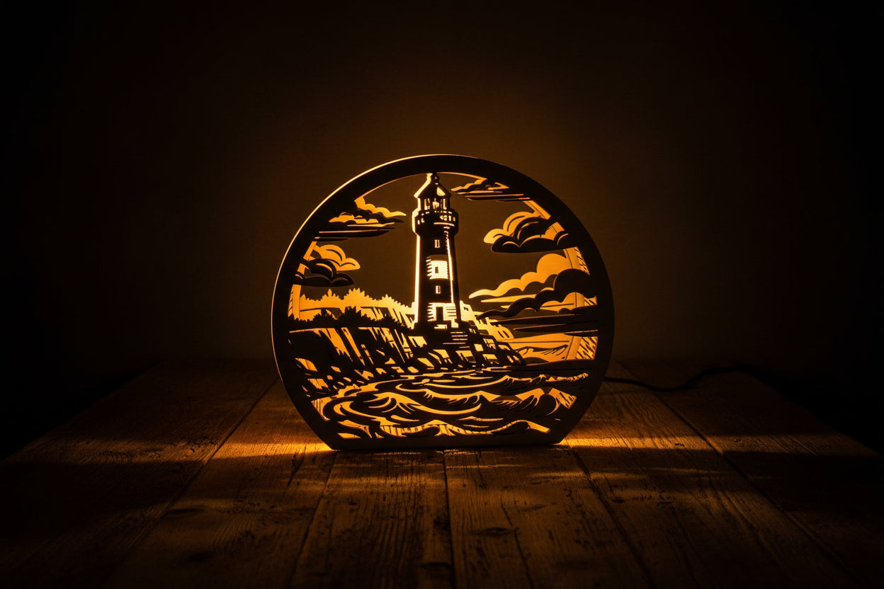 LED Holz Lampen